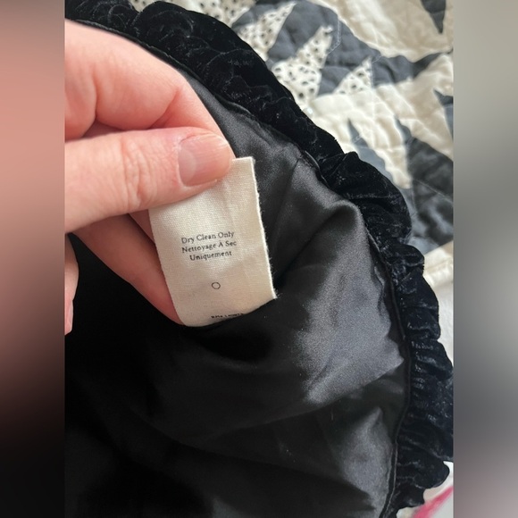 LoveShackFancy Devita Dress Embellished Velvet Mini Dress - Picture 15 of 15